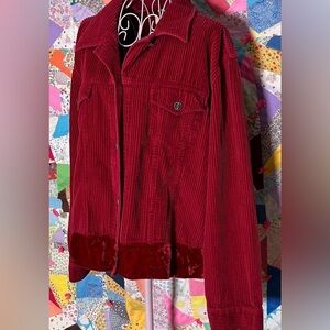 Red Corduroy Jacket from J Jill